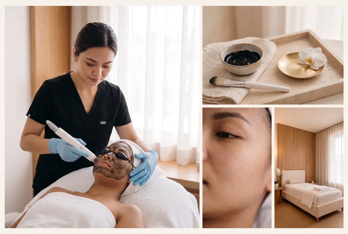 Carbon laser facial at ICONIQUE inside The Peninsula Manila, Makati