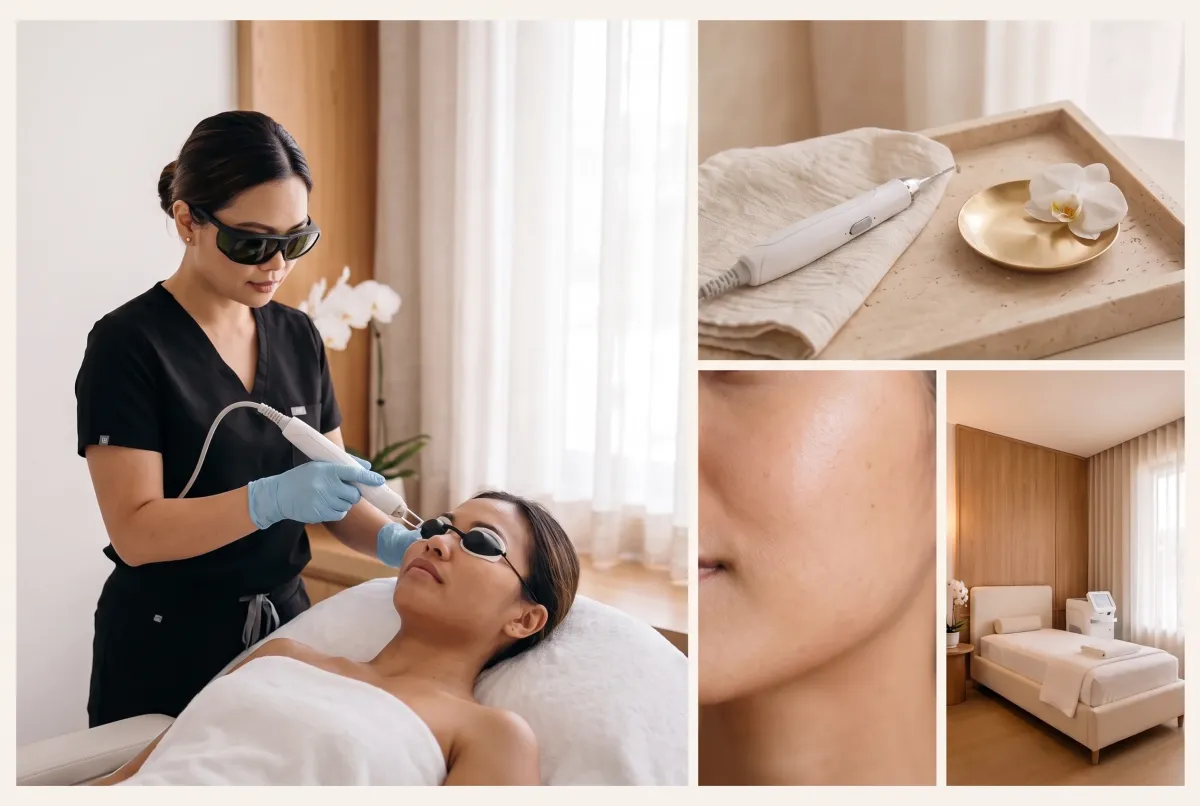 Pico laser session at ICONIQUE inside The Peninsula Manila, Makati