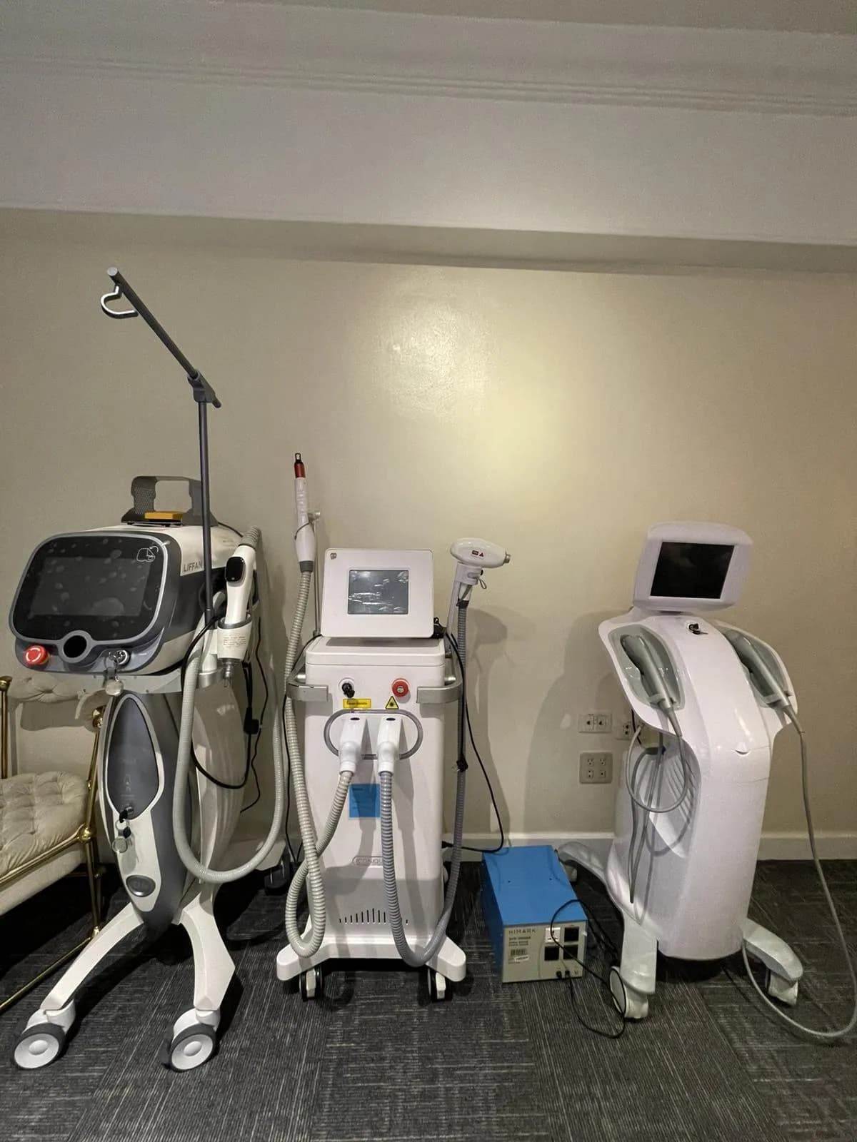 Treatment devices at ICONIQUE inside The Peninsula Manila, Makati