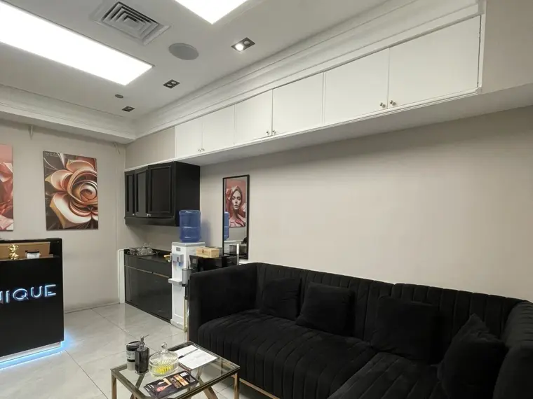 The lounge where clients wait